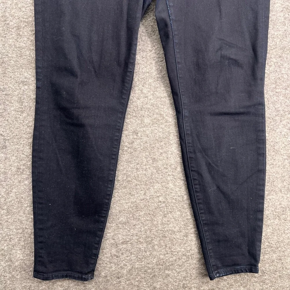 J.Crew Womens 10 High-Rise Toothpick Skinny Jeans Dark Indigo Size 30 Stretch - Picture 3 of 15